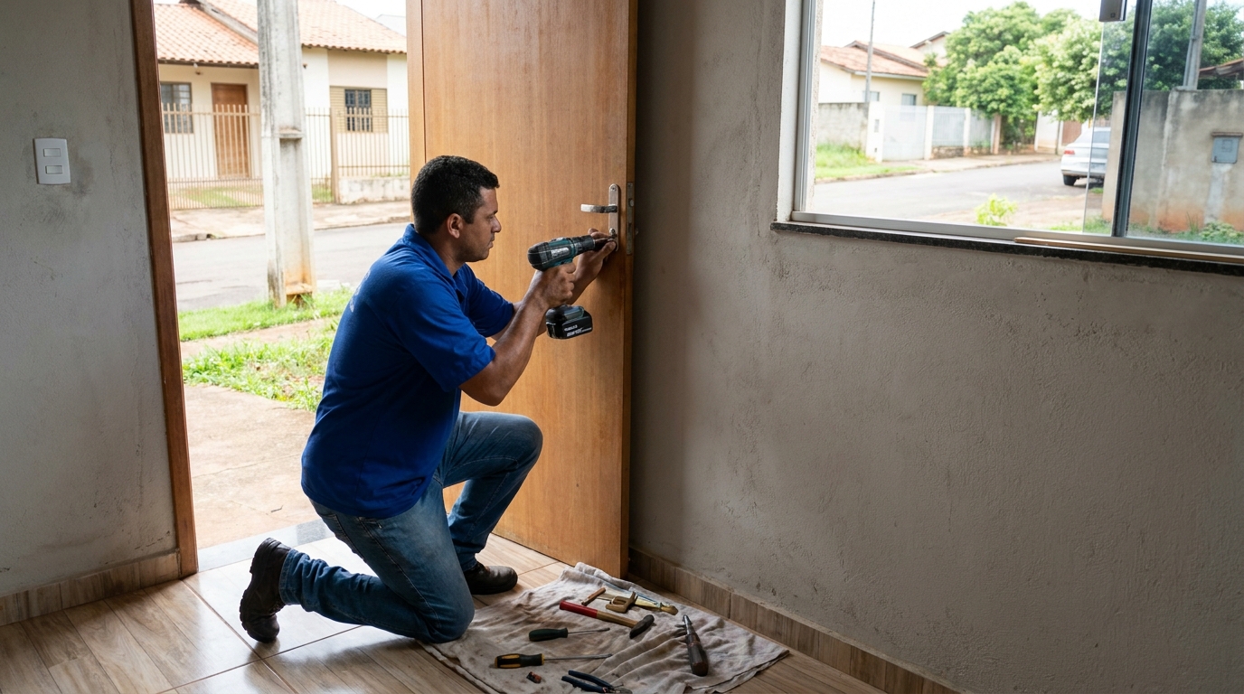 Instalação de Fechadura Residencial profissional em Serra‑ES