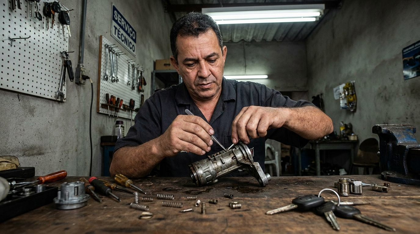 Troca de Segredo do Miolo da Porta profissional em Serra‑ES